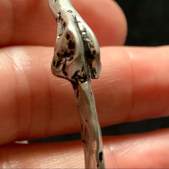 NEW LOW LUV x Erin Wasson Silver Bone Stack Bracelet - Picture 13 of 16